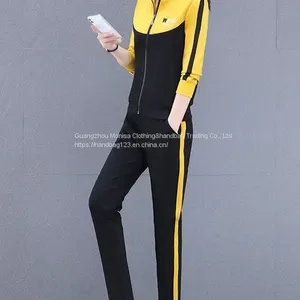 Autumn Coat Fashion Sweater Two-Piece Women's Spring And Autumn Sportswear Suit thumbnail-3
