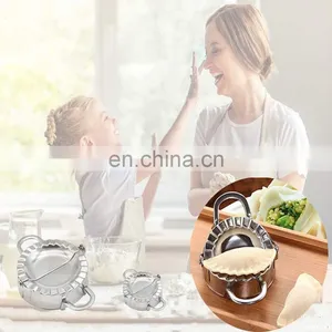 Stainless Steel Dumpling Ravioli Maker Press, Easy-tool for Dumpling Wrapper Dough Stamp Cutter Pastry Pie Making thumbnail-4