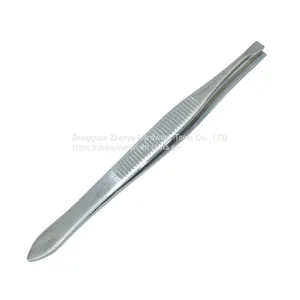 Flat Head Tweezers Plucking Eyebrow Clip Plucking Forceps Small Tweezers Tool Artifact Beard Men Eyebrow Shaving thumbnail-5