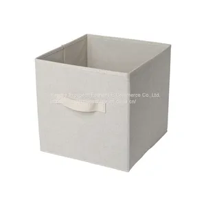 Multi-Purpose Collapsible Fabric Storage Cubes Organizer With Handles Cloth Storage Box thumbnail-1