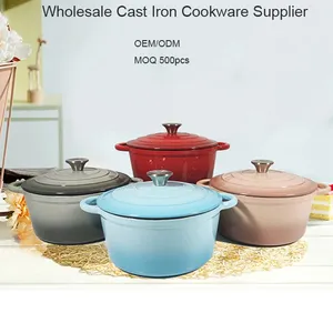 4 Liter Enameled Cast Iron Dutch Oven Wholesale Factory - Raylon thumbnail-1