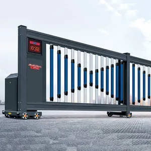 Intelligent Segment Sliding Door Segmented Sliding Door Remote Control Electric Retractable Door thumbnail-1