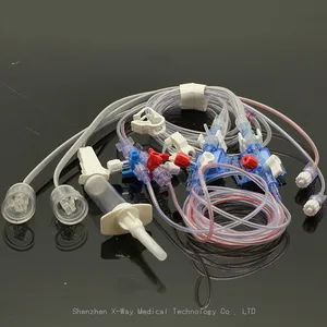 Pressure Single Double Channel Intracranial Transducer Infusion Set for Connector USB Edward BD Philips Medex Argon ELS Baxter Utah Abbott PVB thumbnail-3