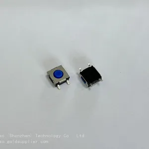 Silent Switch 6 * 6 * 3.0mm Waterproof Patch Foot Extension Button Switch, Long-life Silicone Button thumbnail-2