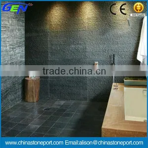 Black Bathroom Wall Marble Tile Stickers thumbnail-1