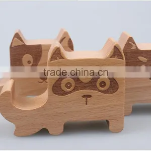 Hot Sale Handmade Wood Cell Phone Stand Wholesale Phone Stand Holder Supplier's Choice thumbnail-3