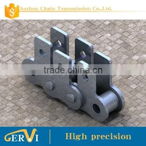 Gervi Conveyor Chain With Two Side One Hole Attachment thumbnail-5