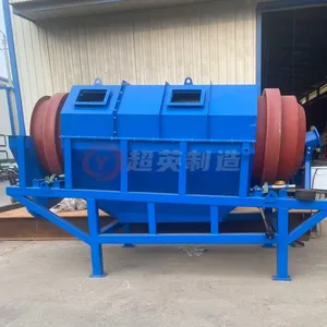 Construction Waste Screening Equipment, Shaftless Drum Screen, Furnace Slag, Silica Stone Grading and Impurity Removal Machinery thumbnail-3
