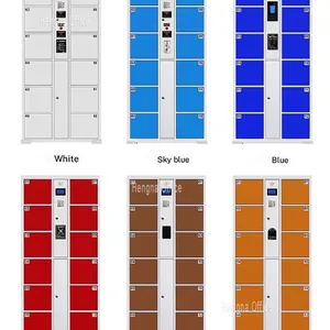 Smart Electronic Locker With Facial & Fingerprint Recognition - Ideal for Gym in Tallinn, Estonia - Voice Guidance & Secure Locks thumbnail-2