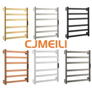 Bathroom Electric Heated Towel Rack, Towel Warmer for Bathroom, Wall Mounted Stainless Steel,6 Colours thumbnail-5