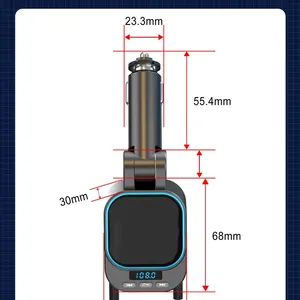 Retractable Car Charger [USB C & L Cable], 4 in 1 Fast Charging Retractable Car Charger Cigarette Adapter thumbnail-5
