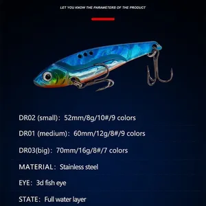 Metal VIB-GD02-52mm/8.0g 60mm/12.0g 70mm/16.0g thumbnail-2