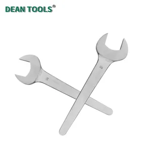 304 Stainless Steel Non-Magnetic Single Open End Wrench With Mirror Polish, 17-32mm Opening thumbnail-4