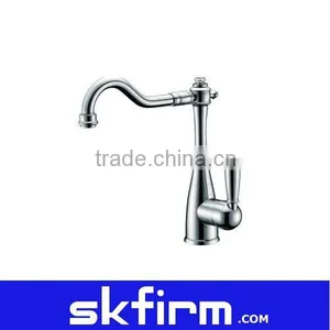 Classic Types Brass Kitchen Faucet Mixer-Chrome Finished thumbnail-1