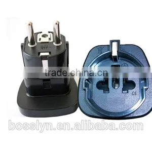 USA to Schuko Eu Germany AC Power Plug Adaptors With CE Certification thumbnail-1