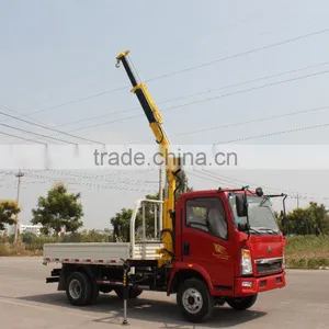 Howo 4*2 3.2T Ton Truck Mounted Crane for Sale SQ65ZB2 thumbnail-4