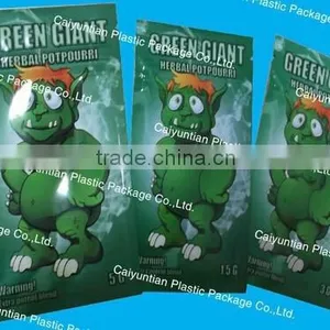 Green Giant Herbal Incense/paper Spice Bag/smoke Spice Packaging Bag thumbnail-2