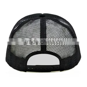 Custom Short Bill Foam Plain Cheap Flat Brim Sublimation 5 Panel Trucker Cap Mesh Hat Design Your Own Trucker Cap Wholesale Quality Choice thumbnail-6