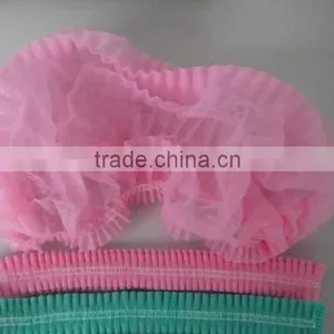 Pink Disposable Nonwoven Doctor Cap /surgical Cap/surgeon Cap With Tie CE ISO FDA thumbnail-1