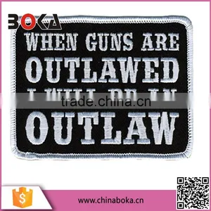 BOKA Embroidery Letters Patches Factory Direct Sell Applique thumbnail-1