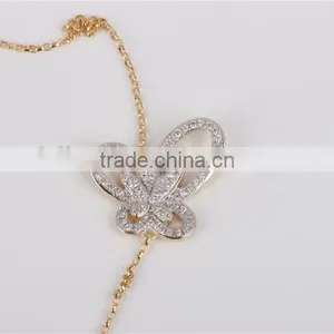 New Design Butterfly Bracelet Gril's Silver Sterling Bracelet Fashion Jewelry thumbnail-4