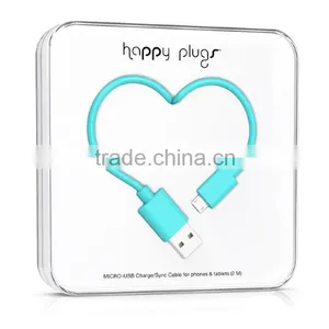 Happy Plug Design Micro USB Data Chargeer Male for Samsung thumbnail-6