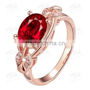 2015 Newest Indian Big Semi-precious Red Stones Moonstone Rings thumbnail-1