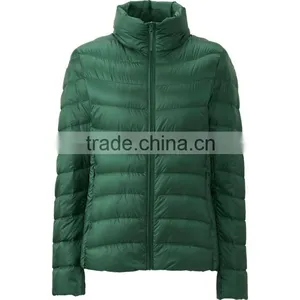 Green Color Fashion Wholesale Down Jacket Women Winters Custom thumbnail-1