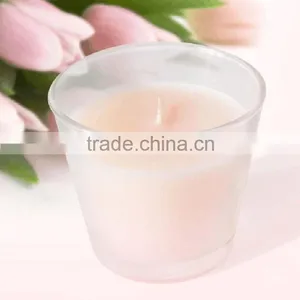Frosted Round Scented Candle in Glass Jar/aroma Candle/perfume Candle thumbnail-4