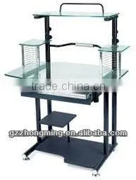 Modern Glass Computer Desk Table Home Office Furniture WY-580 thumbnail-1