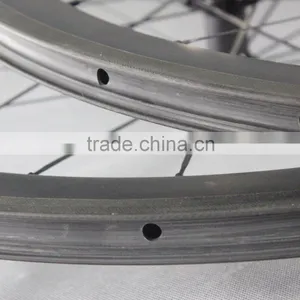 2016 ICAN BIKE High Quality 700C 50mm Clincher Tubeless Ready Carbon Bicycle Wheels Road Bike Wheel With R36 Carbon Hub 50C thumbnail-4