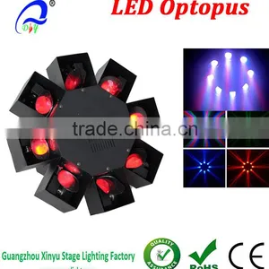 LED Eight Claws Scan DJ Light LED Octopus Light Eight Claws Fish Lighting Disco Stage Effect Led Light thumbnail-1