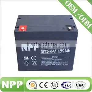 High Quality 12v 75ah Battery for Solar Power Syster and Energy Storage thumbnail-3