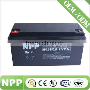 Made in China Guangzhou Agm Sealed Lead Acid Battery 12v Ups Battery 12v 150ah thumbnail-3