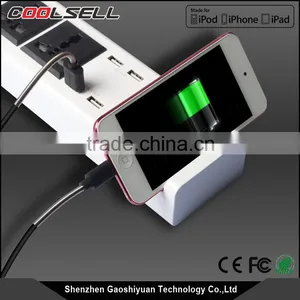 2017 New Design Fashion Injection Molding Usb Charging and Data Sync Flectional Cable With Spring Mfi Usb Cable thumbnail-5