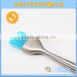 Hot Sales Matted Stainless Steel Handle Silicone Pastry Brush thumbnail-2