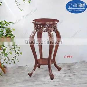 Fashion Living Room Furniture Solid Wood Flower Shelf C-08# thumbnail-1