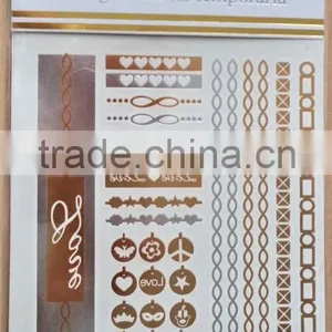 Hot Selling Arabic Tattoos/flash Metallic Tattoos/metallic Tatoo thumbnail-1