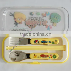 Cartoon Design Spoon and Fork Sets for Baby thumbnail-1