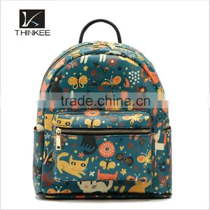 Animal Print Fashion Best Selling pu Leather Backpack Bags thumbnail-1