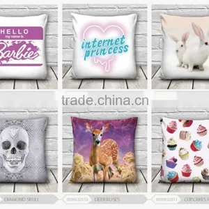 Top Sales Nylon Fashion Colorful Design 3d Digital Print Pillowcases Fullprint Decorative Throw Pillow Covers Seat Cushion Cover thumbnail-4