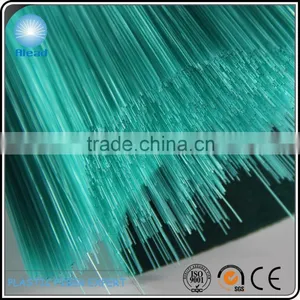 0.25mm Semi Transparent Green Fibre Polyester for Producing High End Brooms thumbnail-1