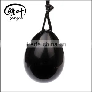 Bulk Black Obsidian Yoni Egg Energy Healing Kegel Egg for Sexy Kegel Exercise thumbnail-4