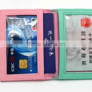 PU Leather Protecting ID Card Case Credit Card Pouch Bank Card Holder thumbnail-4