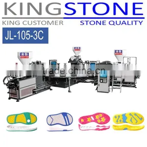 Automatic Rotary One/Two/Three Color PVC/TPR Sole Direct Injection Molding Machine thumbnail-2