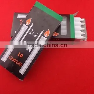 Household White Candle/ Thin Pillar White Wax Candle for Daily Lighting/ Pure White Paraffin Wax Candles 8g-90g thumbnail-1