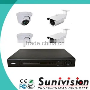 CCTV 4ch H.264 AHD DVR Kit Security Camera System thumbnail-1