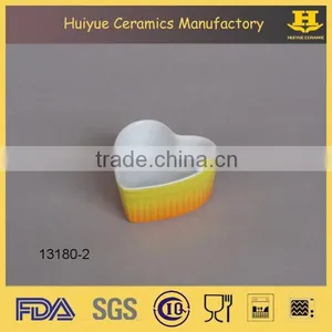 Ceramic Heart Shaped Baking Cups, Heart Shaped Cupcake Cups thumbnail-3