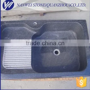 Chinese Dark Grey Granite Laundry Sink Rectangular Manufactures Suppliers thumbnail-1