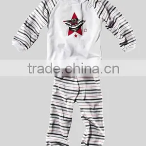 Kids Striped Pajamas Set thumbnail-3